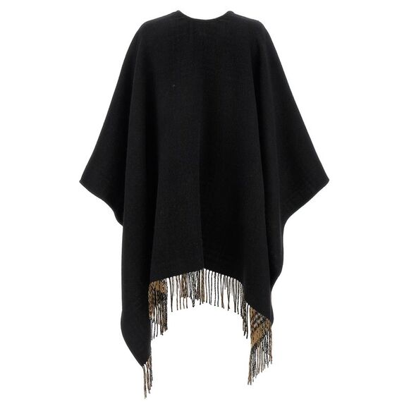 Burberry Women's Fringed Cape - Picture 2 of 4